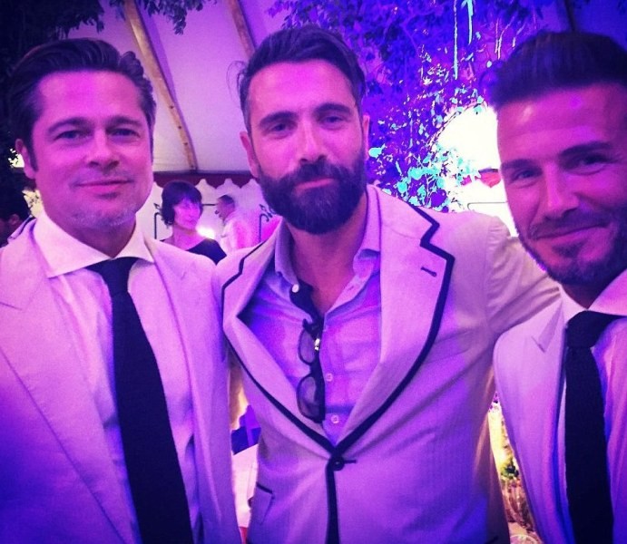 Na svadbe nechýbal Brad Pitt ani David Beckham